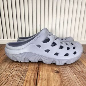 Oboz Whakata Coast Recovery Clogs Womens Size 10 Gray Slip On Comfort Sandals